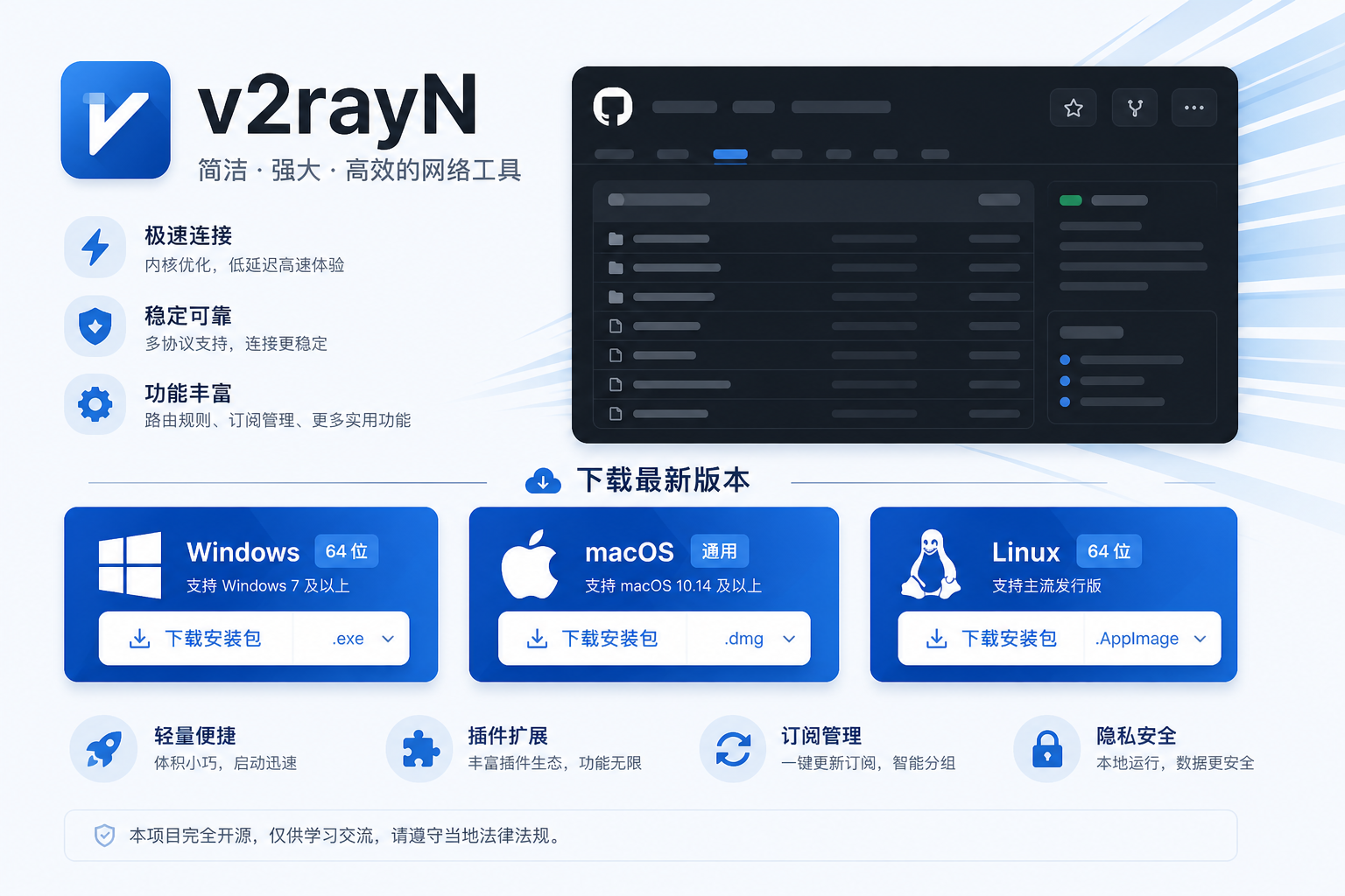 V2Ray新版下载：V2RayN电脑端与V2RayNG安卓端 网络代理科技展示图